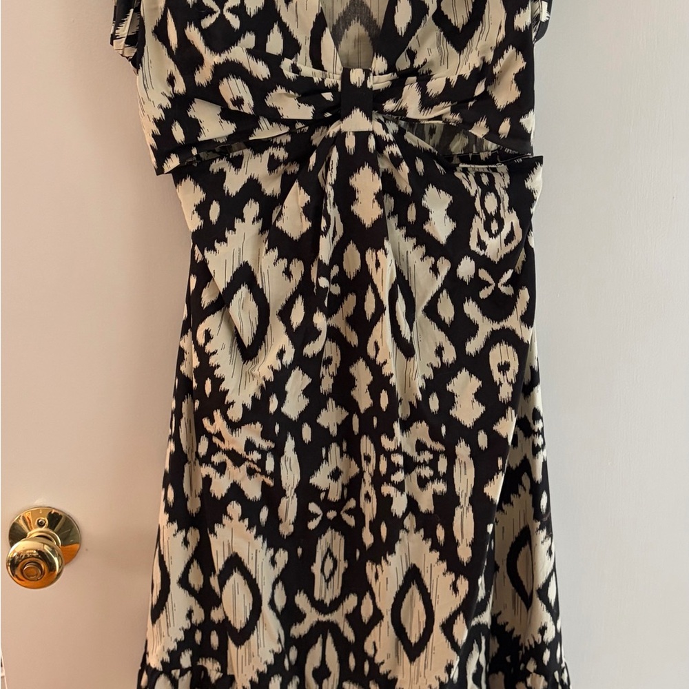 Stylish Steve Madden Black and White Patterned Dress - Picture 2 of 8